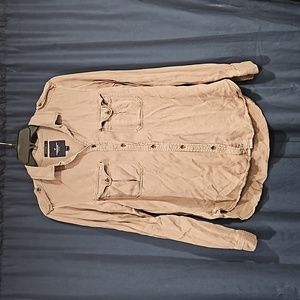 Dusty Rose Button Down, Boyfriend Fit